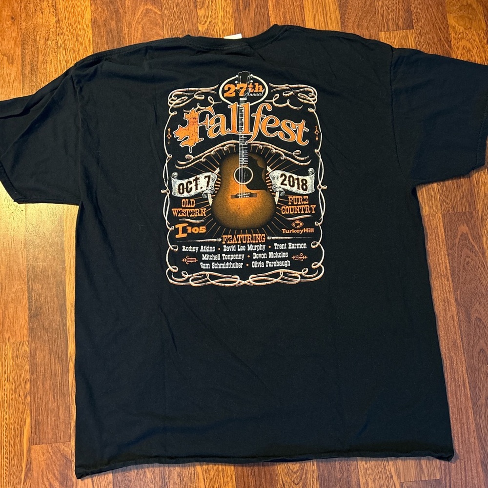 Country Western Fall Halloween Festival Concert Graphic Tshirt Size XL